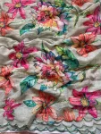 FANCY LINEN SILK DIGITAL PRINT AND KHATLI WORK SAREE WITH UNSTITCHED BLOUSE PARTY WEAR WHOLESALE PRICE ETHNIC GARMENT (2)