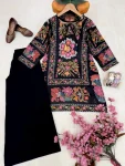 FANCY MAGIC COTTON HANDMADE LATKAN WORK CO-ORD SET DAILY WEAR WHOLESALE PRICE ETHNIC GARMENT (2)