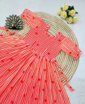 FANCY MUL CHANDERI PRINTED WORK ONE PIECE DRESS DAILY WEAR WHOLESALE PRICE ETHNIC GARMENT (3)