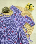 FANCY MUL CHANDERI PRINTED WORK ONE PIECE DRESS DAILY WEAR WHOLESALE PRICE ETHNIC GARMENT (6)