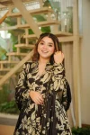 FANCY MUSLIN COTTON DIGITAL PRINT WORK GOWN BOTTOM WITH DUPATTA FESTIVE WEAR WHOLESALE PRICE ETHNIC GARMENT (3)