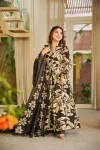FANCY MUSLIN COTTON DIGITAL PRINT WORK GOWN BOTTOM WITH DUPATTA FESTIVE WEAR WHOLESALE PRICE ETHNIC GARMENT (3)