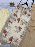 FANCY MUSLIN EMBROIDERY LACE WORK TOP PALAZZO WITH DUPATTA FESTIVE WEAR WHOLESALE PRICE ETHNIC GARMENT (7)