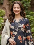 FANCY MUSLIN EMBROIDERY LACE WORK TOP PALAZZO WITH DUPATTA FESTIVE WEAR WHOLESALE PRICE ETHNIC GARMENT (2)