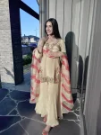 FANCY NATURAL CREPE SILK EMBROIDERY AND SEQUENCE WORK TOP PALAZZO WITH DUPATTA FESTIVE WEAR WHOLESALE PRICE ETHNIC GARMENT (3)