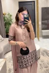FANCY NATURAL CREPE SILK EMBROIDERY THREAD WORK TOP PATIYALA WITH DUPATTA FESTIVE WEAR WHOLESALE PRICE ETHNIC GARMENT (5)