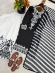 FANCY NATURAL CREPE SILK EMBROIDERY WORK TOP PATIYALA WITH DUPATTA FESTIVE WEAR WHOLESALE PRICE ETHNIC GARMENT (4)