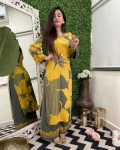 FANCY RAYON COTTON DIGITAL PRINT WORK CO-ORD SET DAILY WEAR WHOLESALE PRICE ETHNIC GARMENT (6)