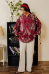 FANCY RAYON COTTON DIGITAL PRINTED WORK TOP PENT SET CASUAL WEAR WHOLESALE PRICE ETHNIC GARMENT (3)