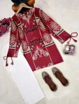 FANCY RAYON COTTON DIGITAL PRINTED WORK TOP PENT SET CASUAL WEAR WHOLESALE PRICE ETHNIC GARMENT (3)