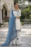 FANCY RAYON COTTON EMBROIDERY AND SEQUENCE WORK TOP PALAZZO WITH DUPATTA FESTIVE WEAR WHOLESALE PRICE ETHNIC GARMENT (5)