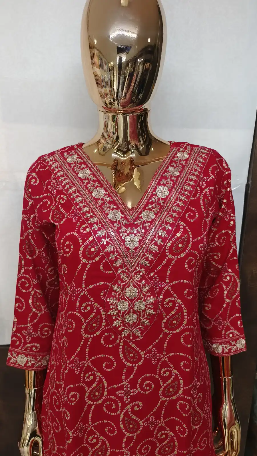 FANCY RAYON DIGITAL PRINT WORK TOP BOTTOM WITH DUPATTA FESTIVE WEAR WHOLESALE PRICE ETHNIC GARMENT (6)