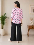 FANCY RAYON DIGITAL PRINT WORK TOP PALAZZO SET CASUAL WEAR WHOLESALE PRICE ETHNIC GARMENT (7)