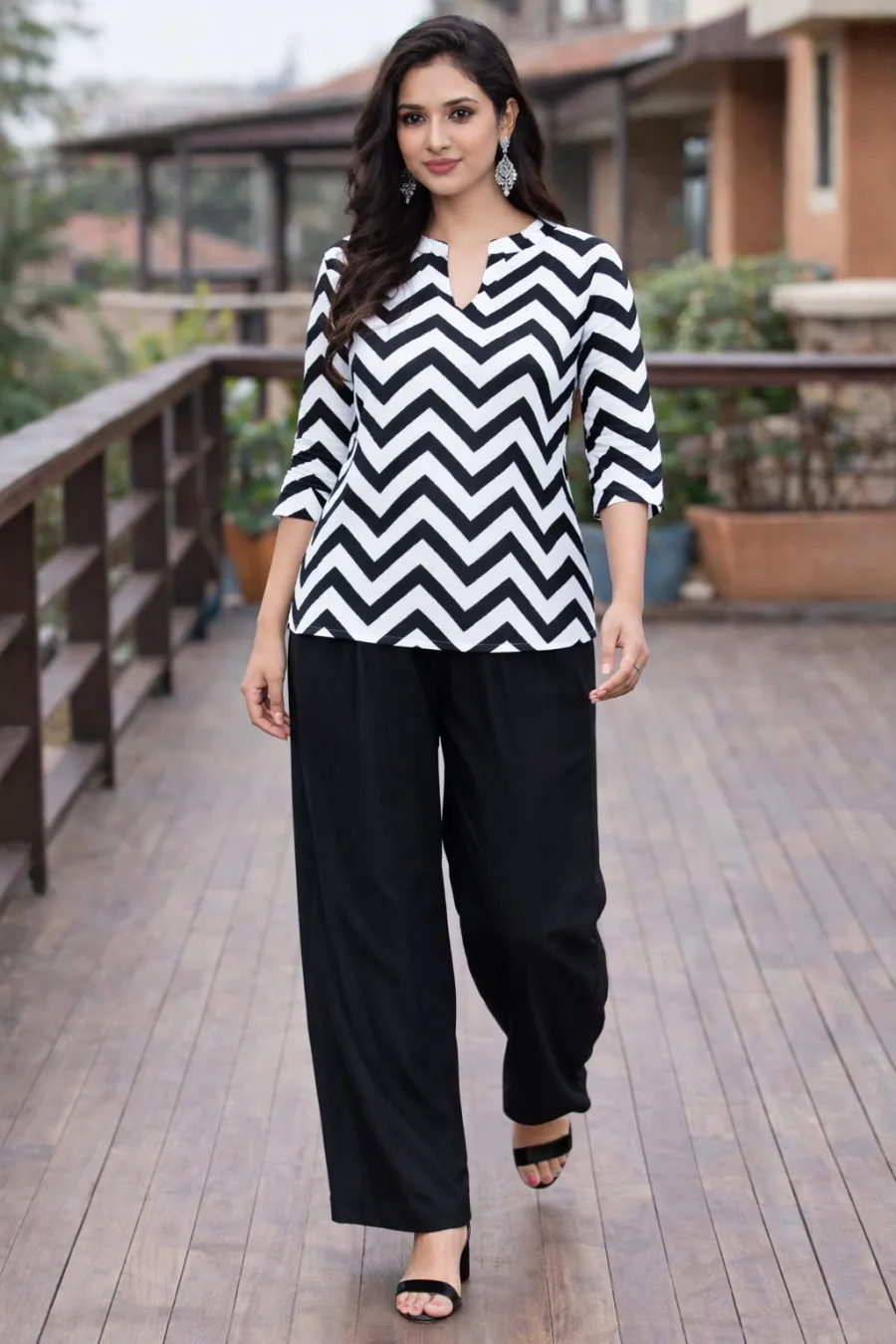 FANCY RAYON DIGITAL PRINT WORK TOP PALAZZO SET DAILY WEAR WHOLESALE PRICE ETHNIC GARMENT (16)
