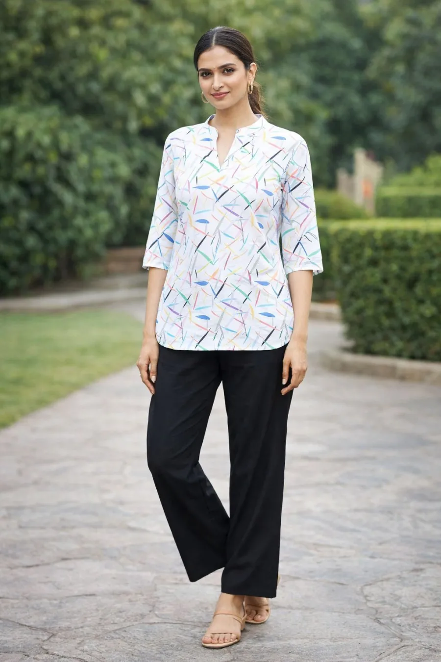 FANCY RAYON DIGITAL PRINT WORK TOP PALAZZO SET DAILY WEAR WHOLESALE PRICE ETHNIC GARMENT (21)