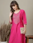FANCY RAYON EMBROIDERY WORK ONLY KURTI FESTIVE WEAR WHOLESALE PRICE ETHNIC GARMENT (27)