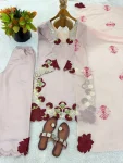 FANCY ROMAN GLASS EMBROIDERY SEQUENCE AND MULTI WORK TOP PALAZZO WITH DUPATTA FESTIVE WEAR WHOLESALE PRICE ETHNIC GARMENT (8)