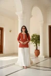 FANCY ROMAN SILK EMBROIDERY WORK ONLY TOP DAILY WEAR WHOLESALE PRICE ETHNIC GARMENT (8)