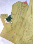 FANCY ROMAN SILK EMBROIDERY WORK TOP BOTTOM WITH DUPATTA FESTIVE WEAR WHOLESALE PRICE ETHNIC GARMENT (9)