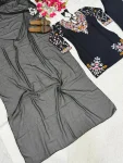 FANCY ROMAN SILK EMBROIDERY WORK TOP BOTTOM WITH DUPATTA FESTIVE WEAR WHOLESALE PRICE ETHNIC GARMENT (3)