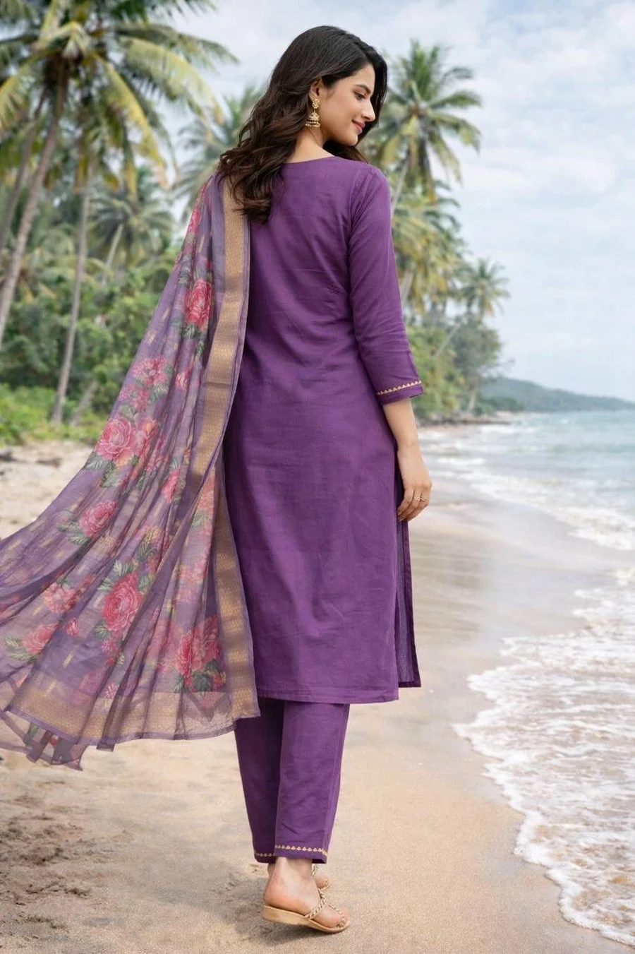 FANCY ROMAN SILK EMBROIDERY, ZARI WEAVING WORK TOP BOTTOM WITH DUPATTA FESTIVE WEAR WHOLESALE PRICE ETHNIC GARMENT (7)