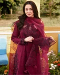 FANCY SATIN RAYON EMBROIDERY SEQUENCE WITH FANCY MOTI LATKAN BORDER WORK TOP PALAZZO WITH DUPATTA FESTIVE WEAR WHOLESALE PRICE ETHNIC GARMENT (8)