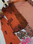 FANCY SATIN RAYON EMBROIDERY SEQUENCE WITH FANCY MOTI LATKAN BORDER WORK TOP PALAZZO WITH DUPATTA FESTIVE WEAR WHOLESALE PRICE ETHNIC GARMENT (1)