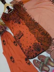 FANCY SATIN RAYON EMBROIDERY SEQUENCE WITH FANCY MOTI LATKAN BORDER WORK TOP PALAZZO WITH DUPATTA FESTIVE WEAR WHOLESALE PRICE ETHNIC GARMENT (1)