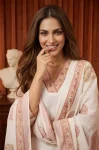 FANCY TAJ COTTON PRINTED WORK TOP BOTTOM WITH DUPATTA OFFICE WEAR WHOLESALE PRICE ETHNIC GARMENT (3)