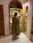 FANCY VICHITRA SILK SEQUENCE AND EMBROIDERY WORK GOWN BOTTOM WITH DUPATTA FESTIVE WEAR WHOLESALE PRICE ETHNIC GARMENT (6)