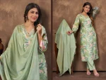 LATEST CHANDERI HANDWORK TOP BOTTOM WITH DUPATTA FESTIVE WEAR WHOLESALE PRICE ETHNIC GARMENT (5) – Copy