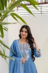 MODERN CHINON COTTON EMBROIDERY WORK WITH ZARDOSI HAND WORK TOP PALAZZO WITH DUPATTA WEDDING WEAR WHOLESALE PRICE ETHNIC GARMENT (14)