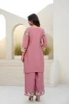 MODERN CHINON COTTON EMBROIDERY WORK WITH ZARDOSI HAND WORK TOP PALAZZO WITH DUPATTA WEDDING WEAR WHOLESALE PRICE ETHNIC GARMENT (25)