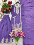 MODERN CHINON SILK EMBROIDERY CODING, MULTI THREAD, SEQUENCE WITH HAND MIRROR DIAMOND WORK TOP PALAZZO WITH DUPATTA FESTIVE WEAR WHOLESALE PRICE ETHNIC GARMENT (3)