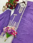MODERN CHINON SILK EMBROIDERY CODING, MULTI THREAD, SEQUENCE WITH HAND MIRROR DIAMOND WORK TOP PALAZZO WITH DUPATTA FESTIVE WEAR WHOLESALE PRICE ETHNIC GARMENT (3)