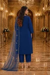 MODERN COTTON BLEND EMBROIDERY SEQUENCE WORK TOP BOTTOM WITH DUPATTA FESTIVE WEAR WHOLESALE PRICE ETHNIC GARMENT (5)