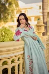 MODERN COTTON BUTTI SEQUENCE EMBROIDERED WORK TOP BOTTOM WITH DUPATTA FESTIVE WEAR WHOLESALE PRICE ETHNIC GARMENT (6)