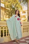 MODERN COTTON BUTTI SEQUENCE EMBROIDERED WORK TOP BOTTOM WITH DUPATTA FESTIVE WEAR WHOLESALE PRICE ETHNIC GARMENT (6)