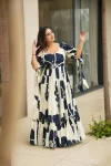 MODERN CREPE FLORAL PRINT WORK ONE PIECE DRESS DAILY WEAR WHOLESALE PRICE ETHNIC GARMENT (2)