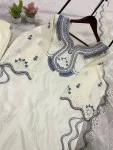 MODERN CREPE SILK SEQUENCE EMBROIDERY CUT WORK TOP PALAZZO WITH DUPATTA FESTIVE WEAR WHOLESALE PRICE ETHNIC GARMENT (3)