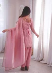 MODERN CRUNCHY SILK FANCY LACE WORK TOP PATIYALA WITH DUPATTA FESTIVE WEAR WHOLESALE PRICE ETHNIC GARMENT (5)