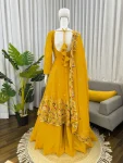 MODERN CRUNCHY SILK THREAD & SEQUENCE WORK TOP PALAZZO WITH DUPATTA FESTIVE WEAR WHOLESALE PRICE ETHNIC GARMENT (2)