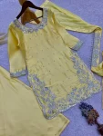 MODERN DEVSENA SILK EMBROIDERY SEQUENCE WITH CUTWORK BORDER TOP PALAZZO WITH DUPATTA FESTIVE WEAR WHOLESALE PRICE ETHNIC GARMENT (3)