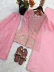 MODERN FENDY SILK EMBROIDERY SEQUENCE WORK TOP PALAZZO WITH DUPATTA FESTIVE WEAR WHOLESALE PRICE ETHNIC GARMENT (7)