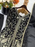 MODERN FENDY SILK EMBROIDERY SEQUENCE WORK TOP PALAZZO WITH DUPATTA FESTIVE WEAR WHOLESALE PRICE ETHNIC GARMENT (2)