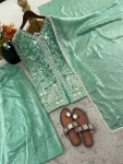 MODERN FENDY SILK EMBROIDERY SEQUENCE WORK TOP PALAZZO WITH DUPATTA FESTIVE WEAR WHOLESALE PRICE ETHNIC GARMENT (6)