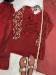 MODERN FENDY SILK EMBROIDERY SEQUENCE WORK TOP PALAZZO WITH DUPATTA WEDDING WEAR WHOLESALE PRICE ETHNIC GARMENT (6)