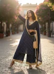 MODERN GEORGETTE DIGITAL PRINT WITH FANCY LACE WORK TOP PALAZZO WITH DUPATTA FESTIVE WEAR WHOLESALE PRICE ETHNIC GARMENT (5)