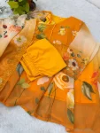 MODERN GEORGETTE HANDWORK GOWN BOTTOM WITH DUPATTA FESTIVE WEAR WHOLESALE PRICE ETHNIC GARMENT (6)