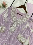 MODERN GEORGETTE SEQUENCE EMBROIDERY WORK TOP PALAZZO WITH DUPATTA FESTIVE WEAR WHOLESALE PRICE ETHNIC GARMENT (3)